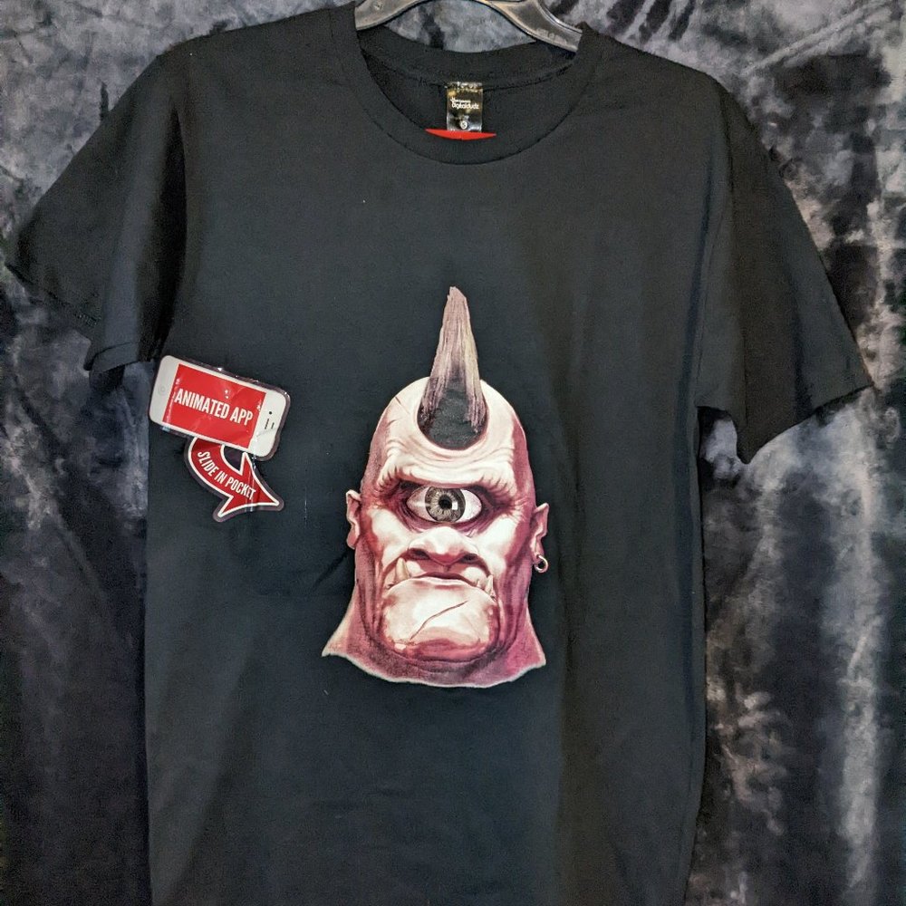 Moving Eye T-shirt -  Black - Cyclops - NWT